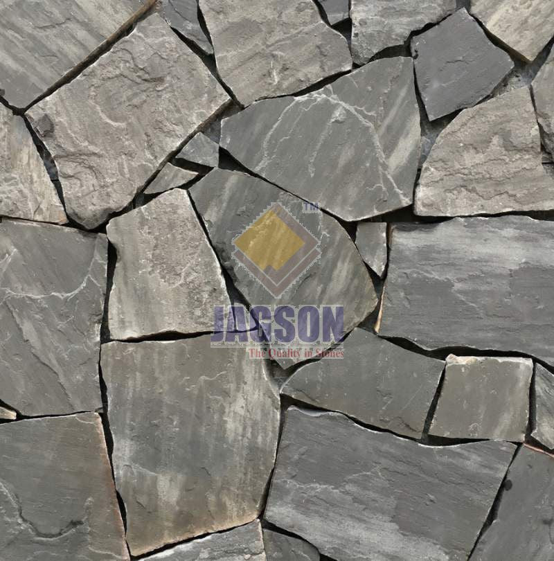 Sagar Black Random Cultured Stone (Random Size)